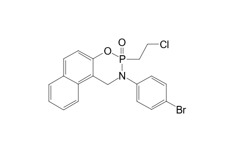 2-(4-bromophenyl)-3-(2-chloroethyl)-1H-benzo[f][1,3,2]benzoxazaphosphinine 3-oxide