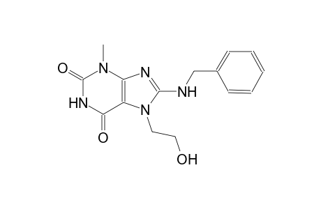 8-(benzylamino)-7-(2-hydroxyethyl)-3-methyl-3,7-dihydro-1H-purine-2,6-dione