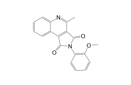 1H-pyrrolo[3,4-c]quinoline-1,3(2H)-dione, 2-(2-methoxyphenyl)-4-methyl-