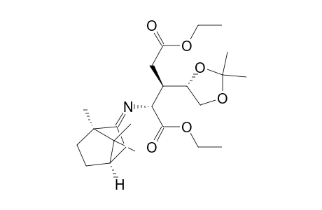 Diethyl N-[(1R,4R)-2-Bornylidene]-3-[(S)-2,2-dimethyl-1,3-dioxolan-4-yl]-(2R,3R)-glutamate