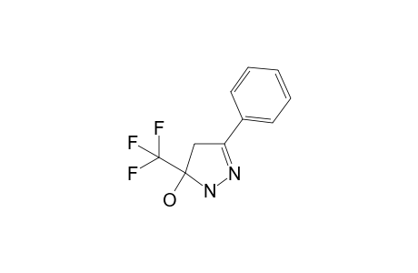 5-phenyl-3-(trifluoromethyl)-2,4-dihydropyrazol-3-ol