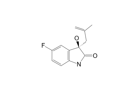 (R)-5-Fluoro-3-hydroxy-3-(2-methylallyl)indolin-2-one