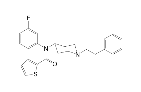 N-3-Fluorophenyl-N-[1-(2-phenylethyl)piperidin-4-yl]thiophene-2-carboxamide