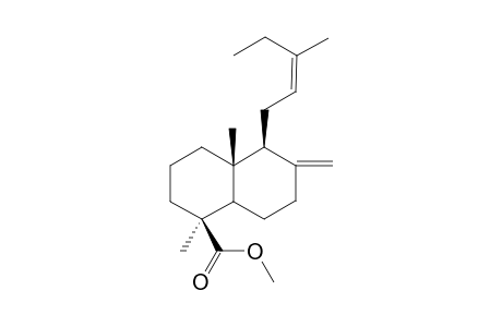 (1S,4aR,5S)-1,4a-dimethyl-6-methylene-5-[(Z)-3-methylpent-2-enyl]decalin-1-carboxylic acid methyl ester