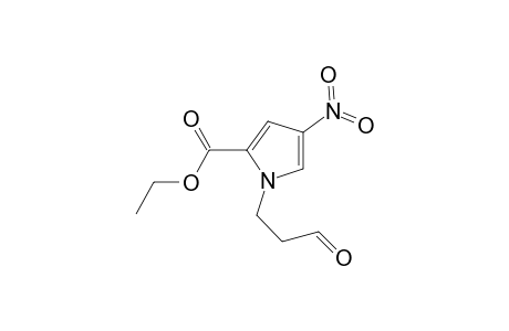 Ethyl 1-(3-oxopropyl)-4-nitro-2-pyrrolecarboxylate