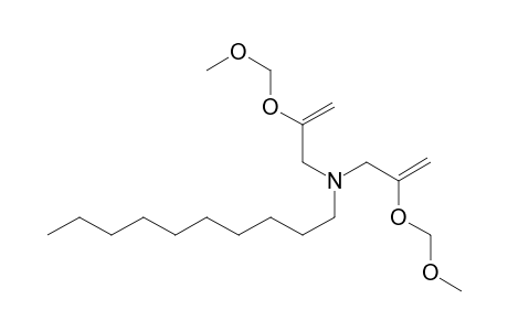 bis(2-methylene-3,5-dioxahexyl)decylamine