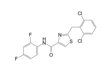 2-(2,6-dichlorobenzyl)-2',4'-difluoro-4-thiazolecarboxanilide