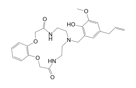8-[(5-allyl-2-hydroxy-3-methoxy-phenyl)methyl]-2,14-dioxa-5,8,11-triazabicyclo[13.4.0]nonadeca-1(15),16,18-triene-4,12-dione