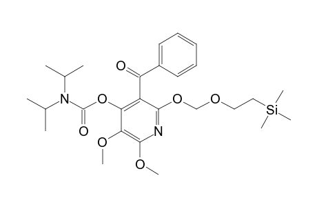 5-BENZOYL-2,3-DIMETHOXY-6-([2-(TRIMETHYLSILYL)-ETHOXY]-METHOXY)-4-PYRIDYL-N,N-DIISOPROPYLCARBAMATE