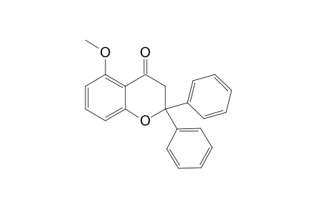 2,3-Dihydro-5-methoxy-2,2-diphenylchromen-4-one