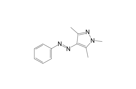 4-(phenylazo)-1,3,5-trimethylpyrazole