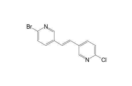 (E)-1-(6-Bromo-3-pyridyl)-2-(6-chloro-3-pyridyl)ethene