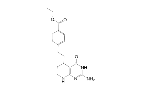 5-{2'-[4"-(Ethoxycarbonyl)phenyl]ethyl}-5,6,7,8-tetrahydro-deazapterin