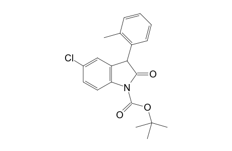 5-chloro-2-oxo-3-(o-tolyl)indoline-1-tert-butyl-carboxylate