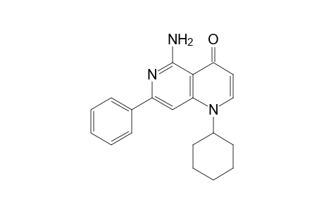 5-Amino-1-cyclohexyl-7-phenyl-1,6-naphthyridin-4-one