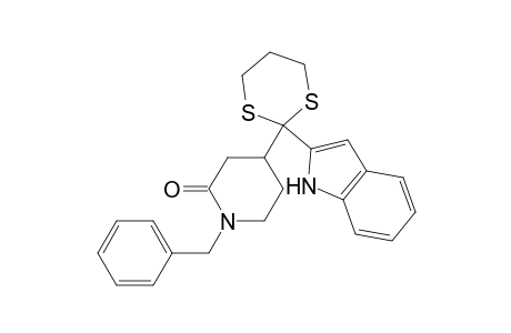 1-Benzyl-4-[2-(1H-indol-2-yl)-1,3-dithian-2-yl]-2-piperidone