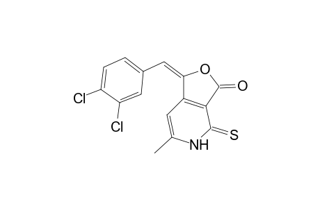 (1E)-1-(3,4-Dichlorobenzylidene)-6-methyl-4-thioxo-4,5-dihydrofuro[3,4-c]pyridin-3(1H)-one