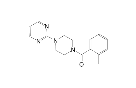 2-[4-(2-methylbenzoyl)-1-piperazinyl]pyrimidine