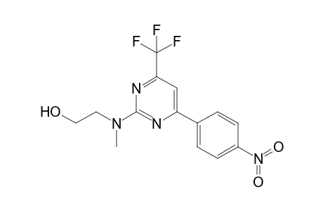 2-[(2'-Hydroxyethyl)methylamino]-4-(trifluoromethyl)-6-(p-nitrophenyl)pyrimidine