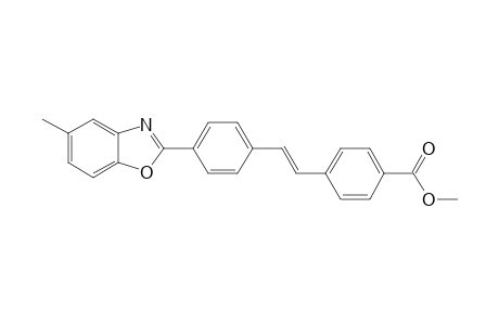 methyl 4-[(E)-2-[4-(5-methyl-1,3-benzoxazol-2-yl)phenyl]ethenyl]benzoate