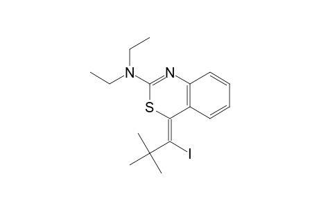 (4E)-2-(N,N-Diethylamino)-4-(1-iodo-2,2-dimethylpropylidene)-4H-benzo[d][1,3]thiazine