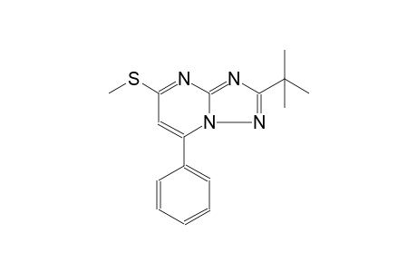 2-tert-butyl-5-(methylsulfanyl)-7-phenyl[1,2,4]triazolo[1,5-a]pyrimidine