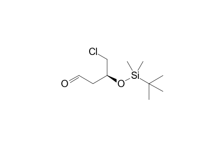 (S)-4-Chloro-3-(tert-butyldimethylsilyloxyl)butanal