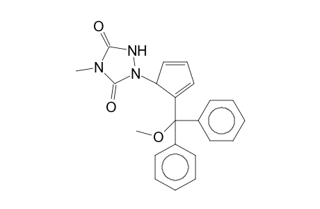 1,3-Cyclopentadiene, 1-(methoxydiphenyl)methyl-5-(4-methyl-3,5-dioxo-1,2,4-triazolidin-1-yl)-