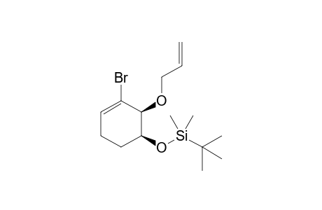 ((1S,2S)-2-Allyloxy-3-bromo-cyclohex-3-enyloxy)-tert-butyl-dimethyl-silane