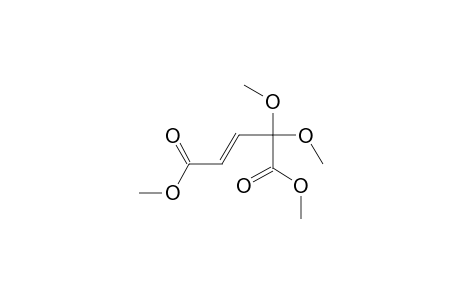 2-Pentenedioic acid, 4,4-dimethoxy-, dimethyl ester, (E)-