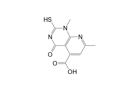 pyrido[2,3-d]pyrimidine-5-carboxylic acid, 1,4-dihydro-2-mercapto-1,7-dimethyl-4-oxo-
