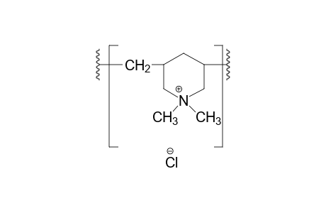 POLY(N,N-DIMETHYL-3,5-DIMETHYLENE PIPERIDINIUM CHLORIDE)