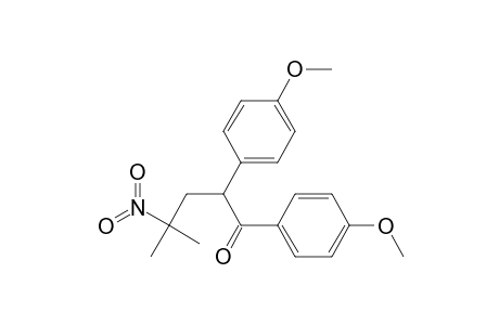 1-Pentanone, 1,2-bis(4-methoxyphenyl)-4-methyl-4-nitro-