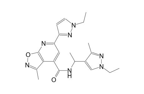 isoxazolo[5,4-b]pyridine-4-carboxamide, N-[1-(1-ethyl-3-methyl-1H-pyrazol-4-yl)ethyl]-6-(1-ethyl-1H-pyrazol-3-yl)-3-methyl-