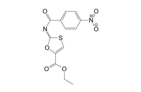 Ethyl 2-(4-nitrobenzoylimino)-1,3-oxathiole-5-carboxylate
