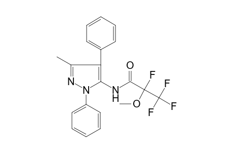 2,3,3,3-Tetrafluoro-2-methoxy-N-(3-methyl-1,4-diphenyl-1H-pyrazol-5-yl)propanamide