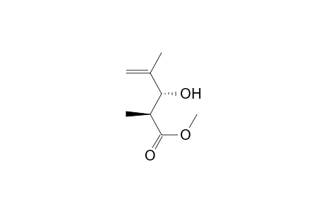 4-Pentenoic acid, 3-hydroxy-2,4-dimethyl-, methyl ester, (R*,S*)-(.+-.)-