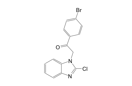 1-(4-bromophenyl)-2-(2-chloro-1H-benzimidazol-1-yl)ethanone