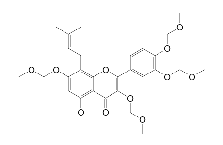 2-[3,4-bis(methoxymethoxy)phenyl]-5-hydroxy-3,7-bis(methoxymethoxy)-8-(3-methylbut-2-enyl)chromone