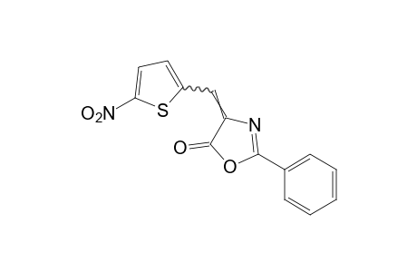 4-(5-nitro-2-thenylidene)-2-phenyl-2-oxazolin-5-one