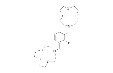 2-FLUORO-1,3-BIS-[(1-AZA-4,7,10-TRIOXACYCLODODECYL)-METHYL]-BENZENE