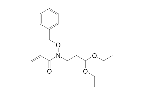 N-(3,3-Diethoxypropyl)-N-benzyloxy acrylamide