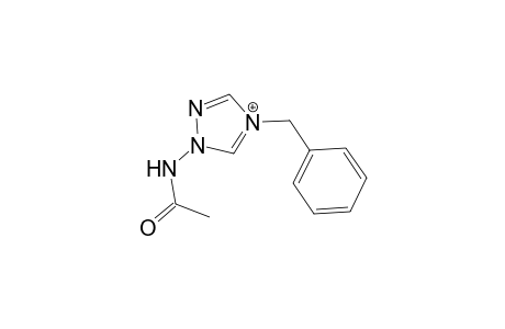 1-(acetylamino)-4-benzyl-1H-1,2,4-triazol-4-ium