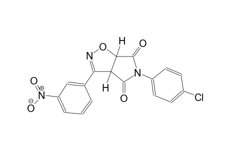 (3aR,6aS)-5-(4-chlorophenyl)-3-(3-nitrophenyl)-3aH-pyrrolo[3,4-d]isoxazole-4,6(5H,6aH)-dione