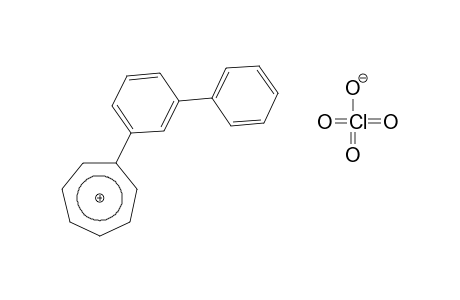 (3-biphenylyl)cycloheptatrienylium perchlorate