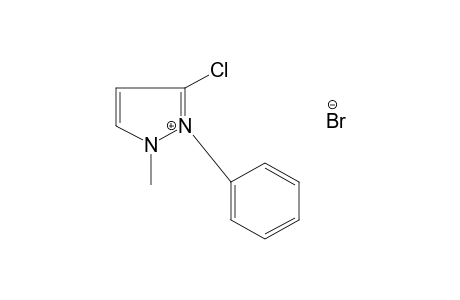 3-CHLORO-1-METHYL-2-PHENYLPYRAZOLIUM BROMIDE