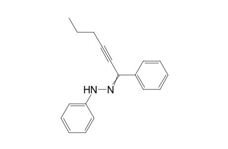 1-Phenyl-2-(1-phenylhex-2-yn-1-ylidene)hydrazine