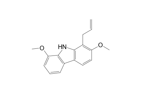 9H-Carbazole, 2,8-dimethoxy-1-(2-propenyl)-