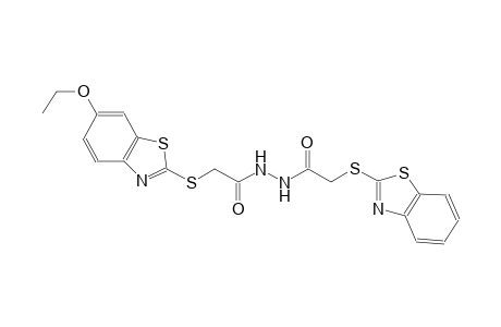 N'-[(1,3-benzothiazol-2-ylsulfanyl)acetyl]-2-[(6-ethoxy-1,3-benzothiazol-2-yl)sulfanyl]acetohydrazide