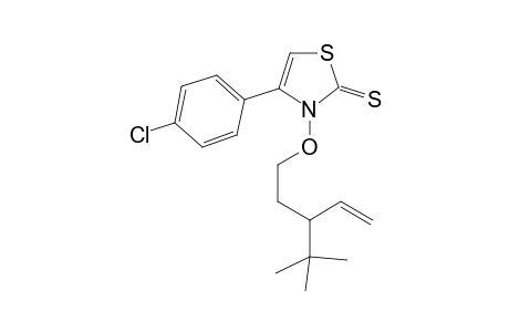 N-[3'-(t-Butyl)-4'-penten-1'-oxy]-5-(p-chlorophenyl)thiazole-2(3H)-thione